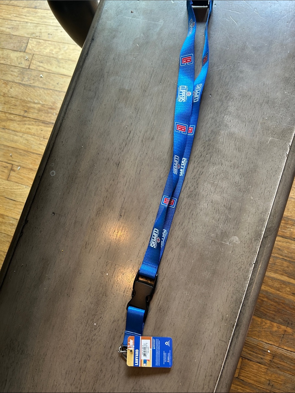 Blue Clippers Lanyard with Clip